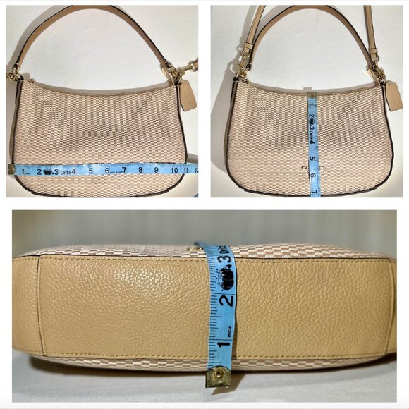 COACH Legacy Jacquard Chelsea Convertible Crossbody Shoulder Bag Beechwood 28892 - Picture 15 of 16